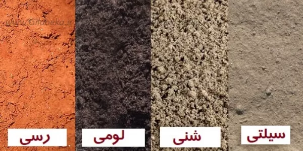 انواع خاک ها