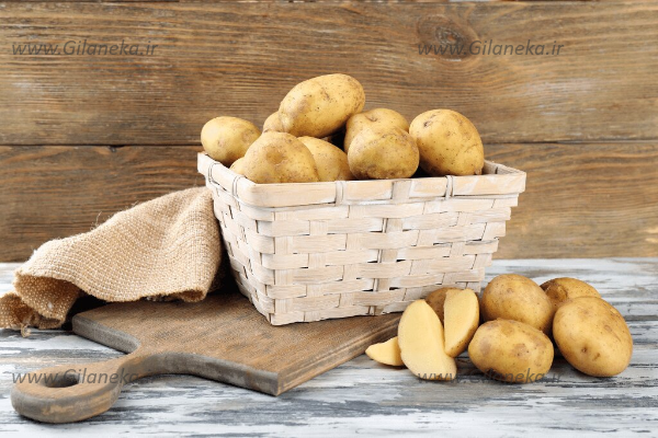 سیب زمینی با بگ گراند چوبی
