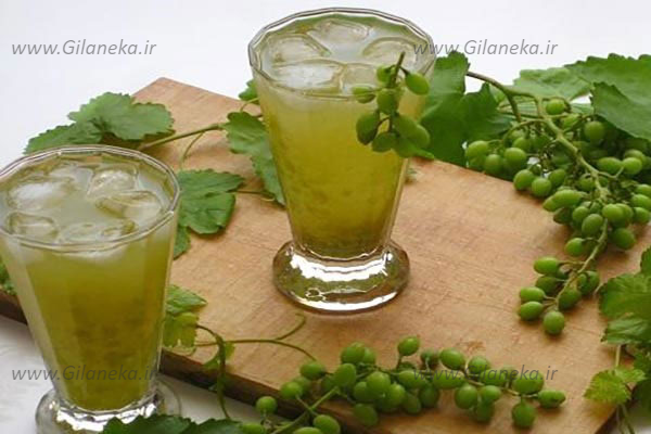 آبشله یا آب شله گیلان موهیتو گیلانی عکس غوره ولیوان